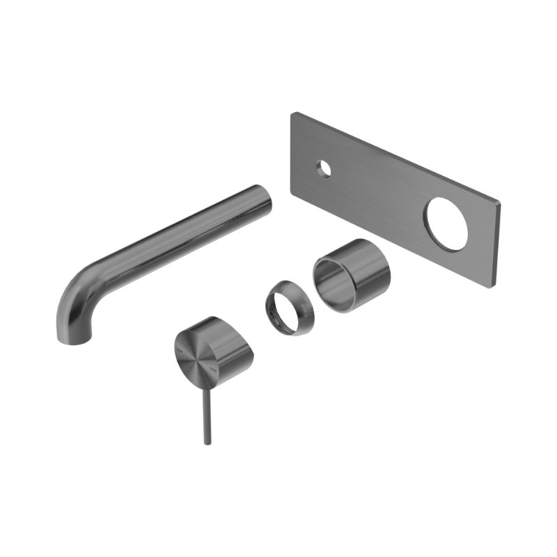Mecca Wall Basin/Bath Mixer 230mm Trim Kits Only Gun Metal