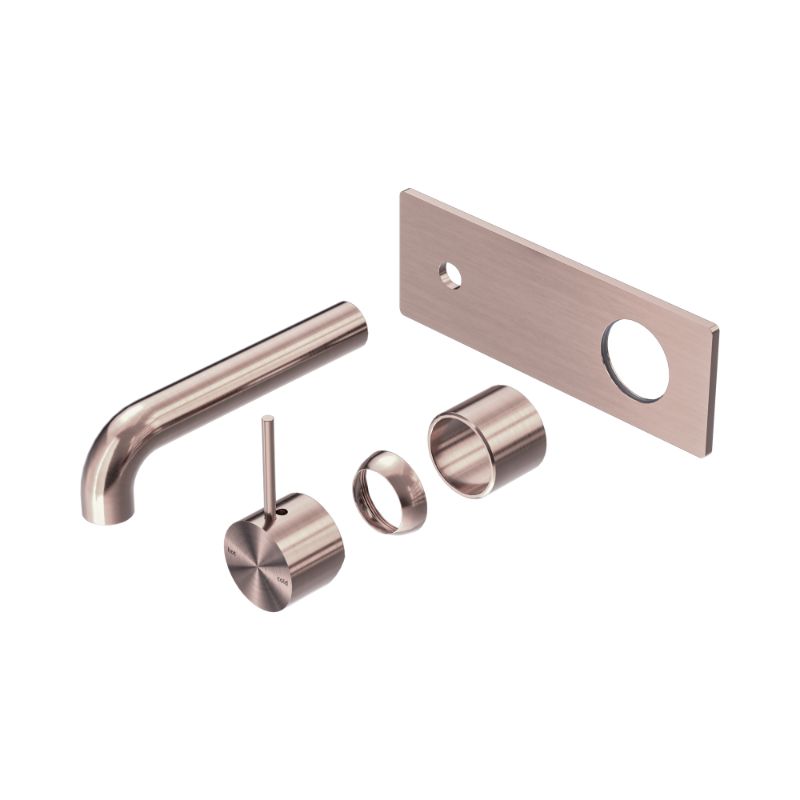 Mecca Wall Basin/Bath Mixer Handle Up 120mm Trim Kits Only Brushed Bronze