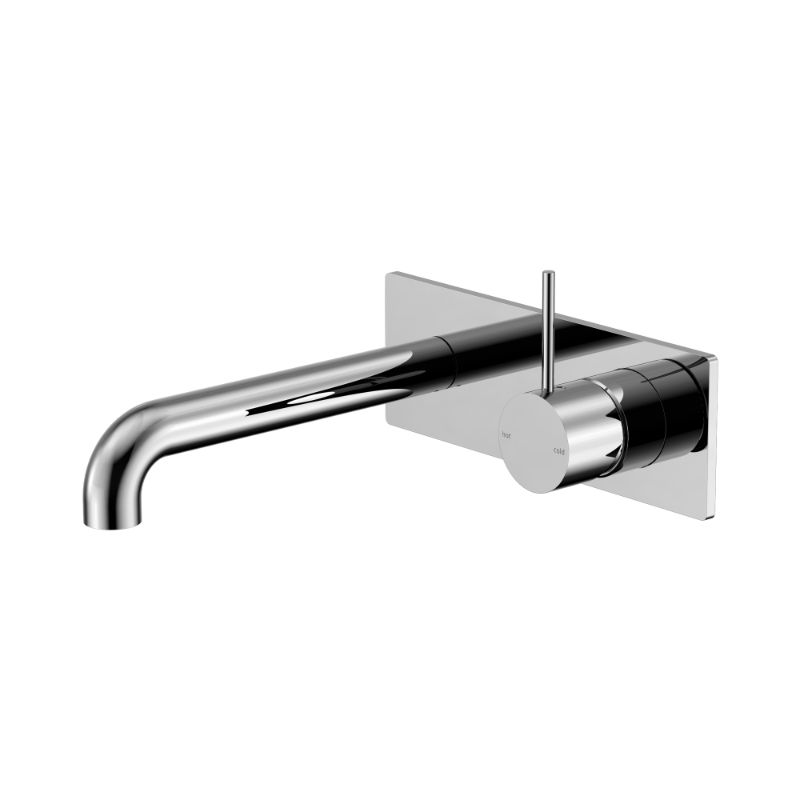 Mecca Wall Basin/Bath Mixer Handle Up 230mm Chrome