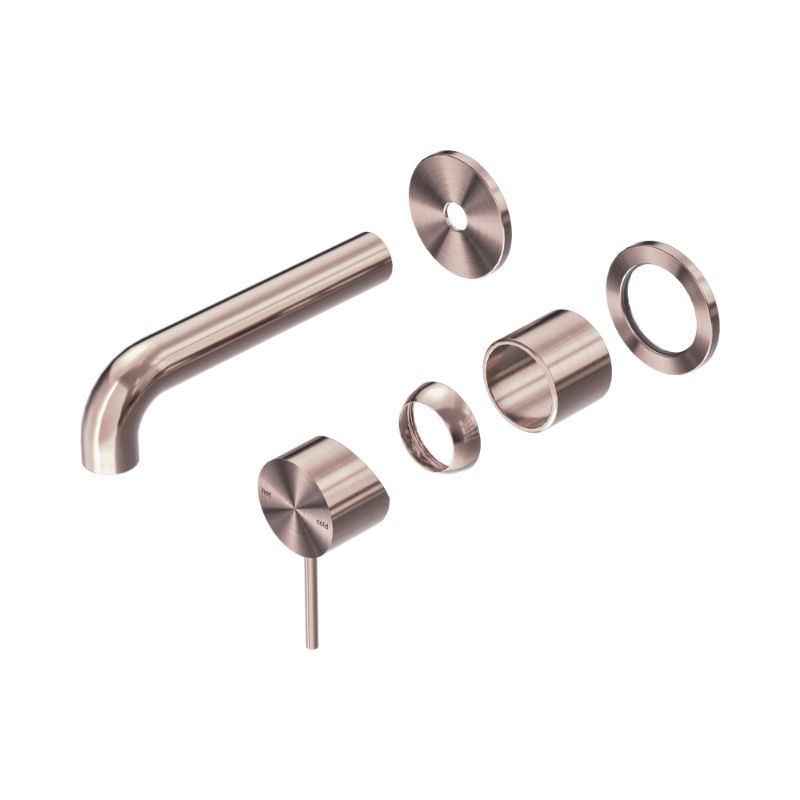 Mecca Wall Basin/Bath Mixer Separate Back Plate 160mm Trim Kits Only Brushed Bronze