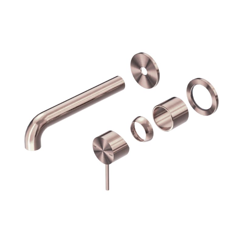 Mecca Wall Basin/Bath Mixer Separate Back Plate 185mm Trim Kits Only Brushed Bronze