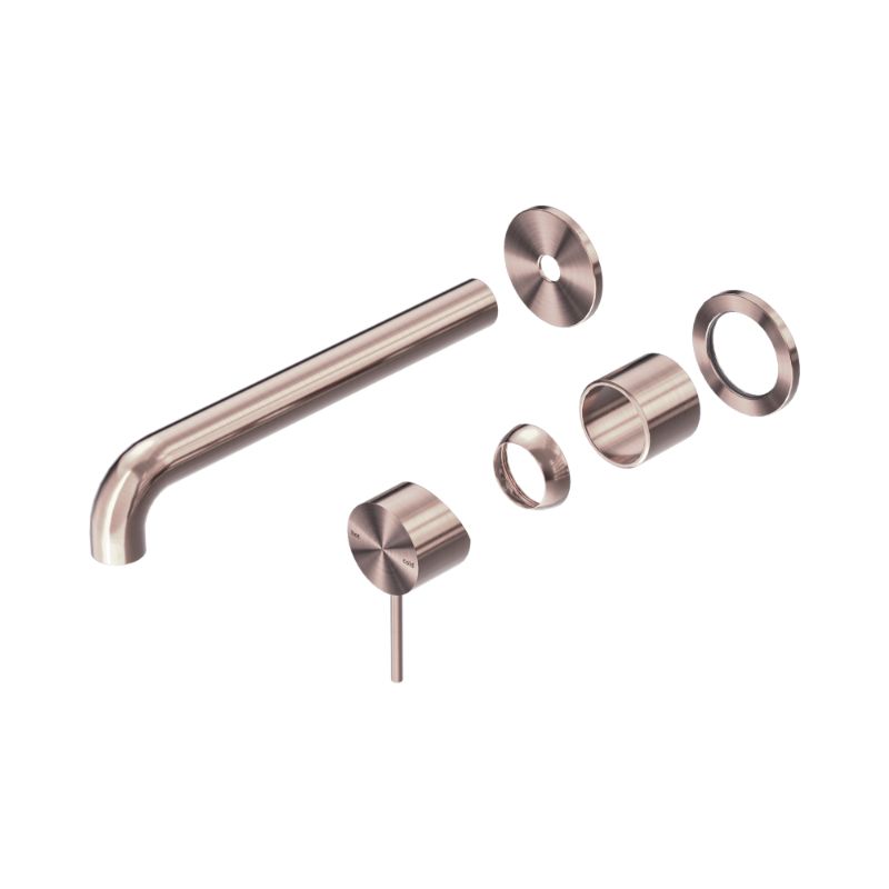 Mecca Wall Basin/Bath Mixer Separate Back Plate 230mm Trim Kits Only Brushed Bronze