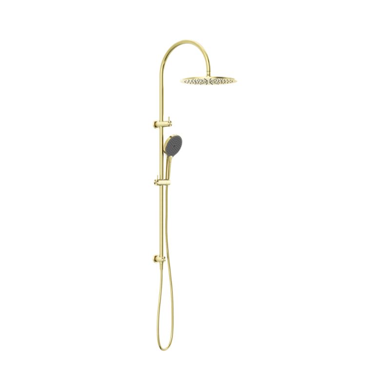 Opal Twin Shower With Air Shower II Brushed Gold