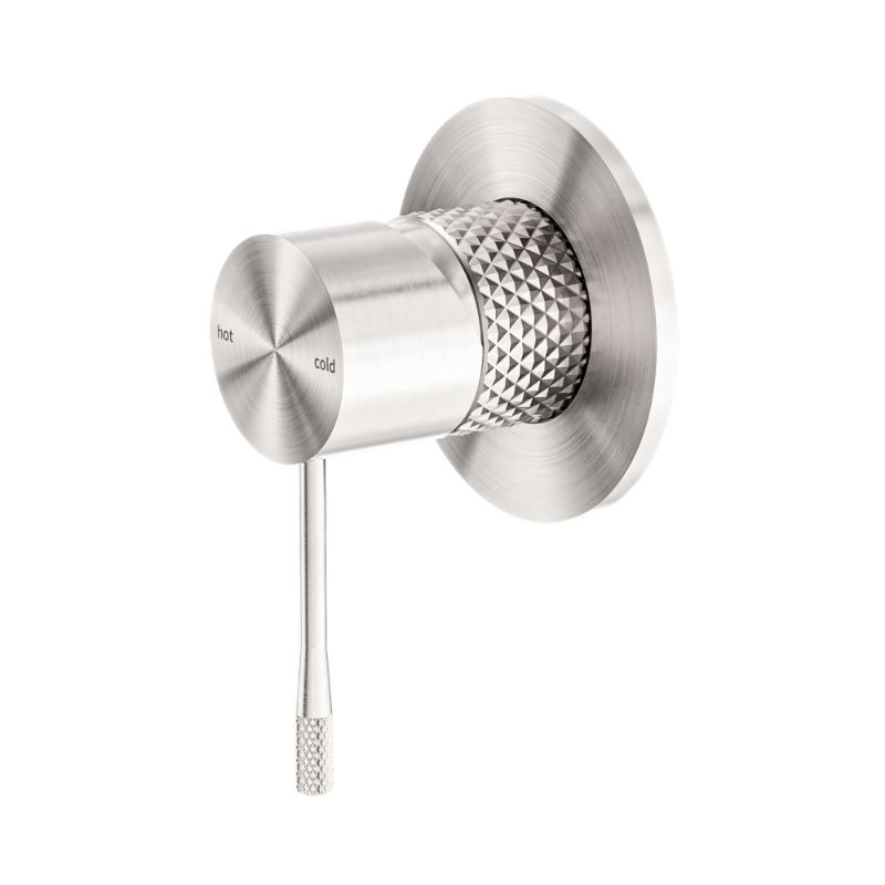 Opal Shower Mixer 80mm Plate Brushed Nickel