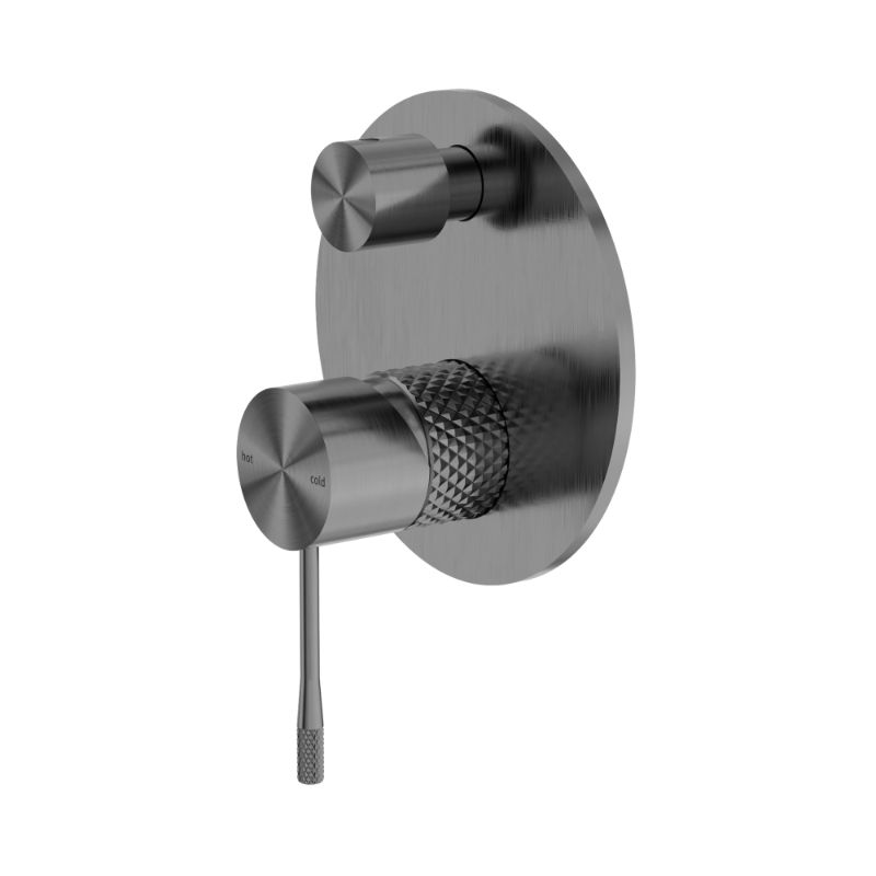 Opal Shower Mixer With Divertor Graphite